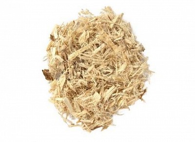 Slippery elm bark, derived from the tree Ulmus rubra, is characterized by its distinctive inner bark that is slick and mucilaginous when wet or chewed, giving it its name. The outer bark is typically reddish-brown to gray, with shallow grooves and long, flattened ridges. The inner bark is a reddish-brown color and has a sticky sap that becomes slippery when chewed. It has a sweet, earthy taste and a smooth, silky texture due to the mucilage it contains.